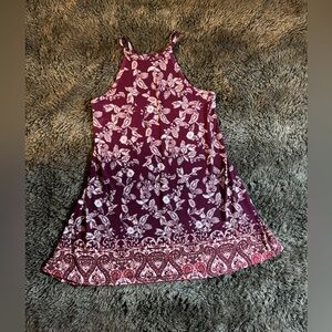 Dress Sundress Xhilaration Floral Paisley Wide Thin Straps Women's Size Small